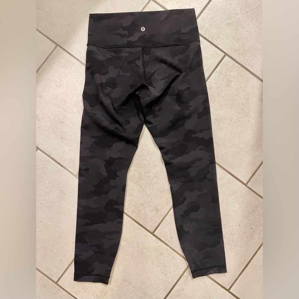 Lululemon Wunder Under Camo Leggings